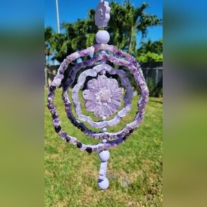 Amathist Spiral Hanging Decoration